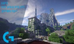 Карта Post Apocalyptic City для Minecraft