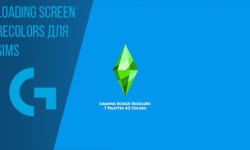 Новый стиль загрузочного экрана / Loading Screen Recolors от TheKixg к SIMS 4