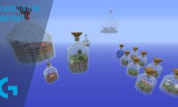 Карта World in a Jar для Minecraft