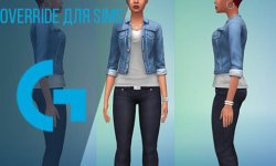 Stand Still in CAS Override / Неподвижные персонажи к SIMS 4